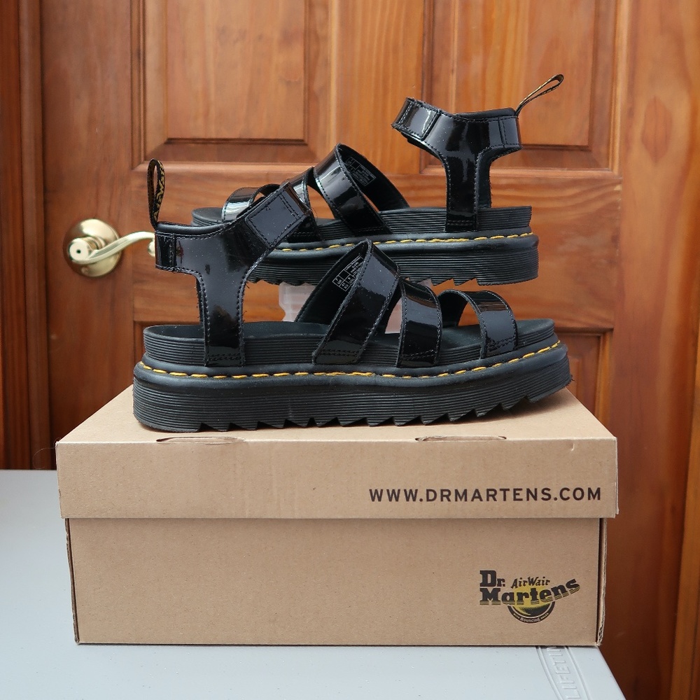 Black Blaire Sandals Dr. Martens Size 9